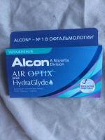 Контактные линзы Alcon Air Optix Hydraglyde фото