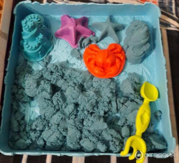 Кинетический песок для детей Kinetic Sand фото