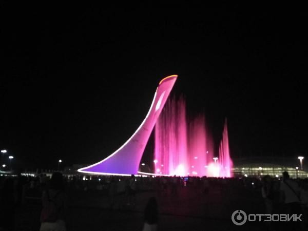 Поющие фонтаны в Олимпийском парке