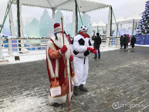 Выставка ледовых скульптур Ледовый парк в кругу семьи (Россия, Москва) фото