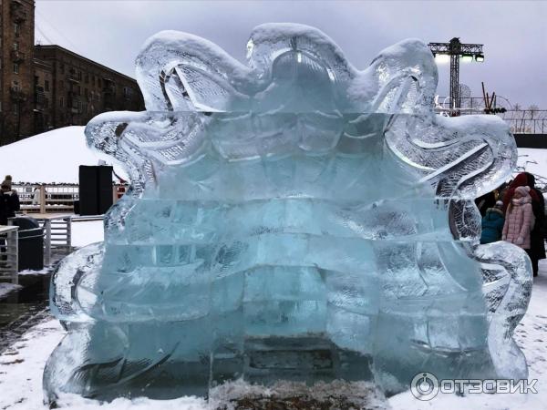 Выставка ледовых скульптур Ледовый парк в кругу семьи (Россия, Москва) фото