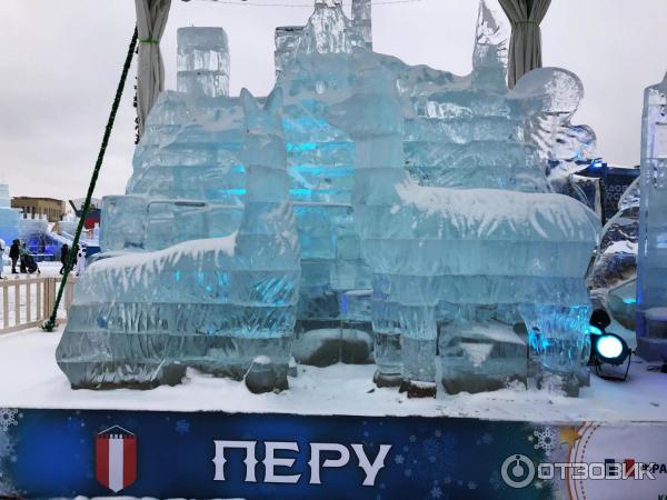 Выставка ледовых скульптур Ледовый парк в кругу семьи (Россия, Москва) фото