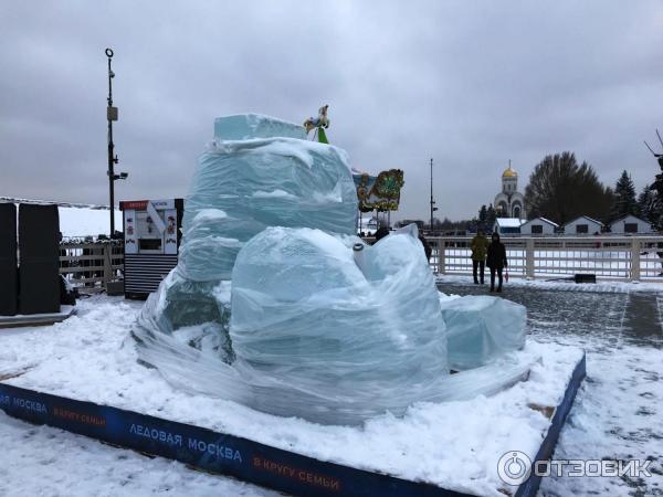 Выставка ледовых скульптур Ледовый парк в кругу семьи (Россия, Москва) фото