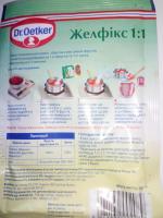 Желирующее вещество Dr.Oetker "Желфикс" фото