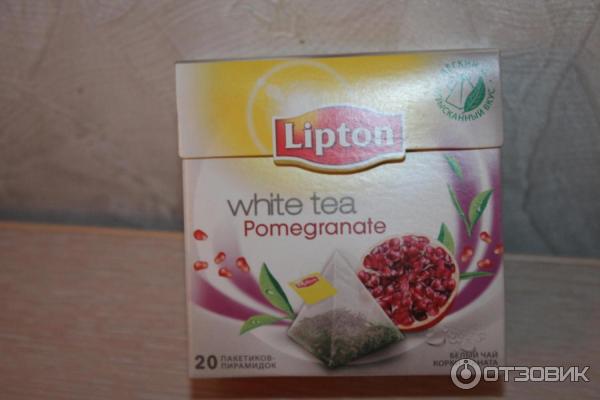 Чай Lipton Pomegranate White Tea фото