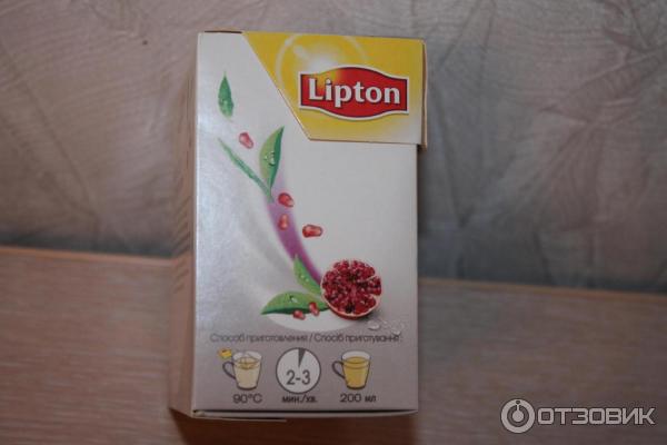 Чай Lipton Pomegranate White Tea фото