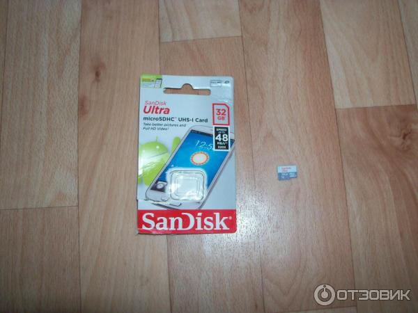 Упаковка карты памяти 32 GB SanDisk