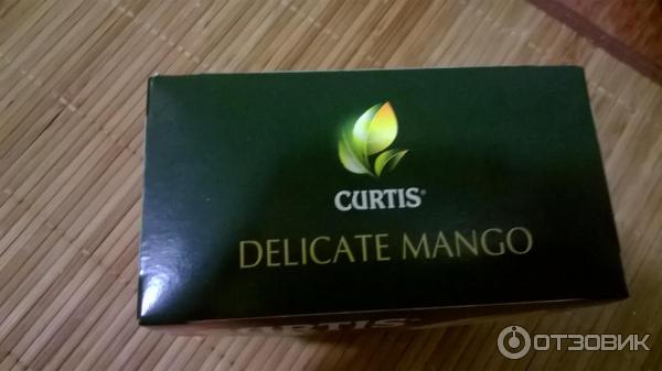 Зеленый чай в пирамидках Curtis Delicate Mango фото