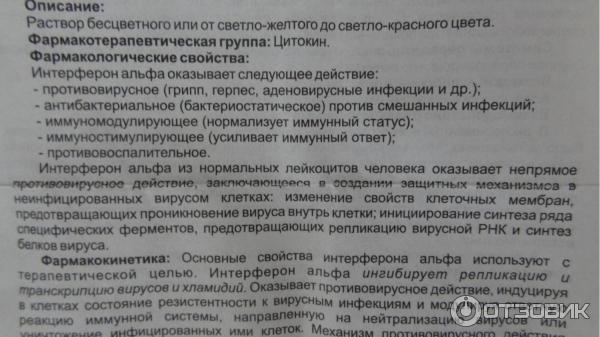 Фармакологические свойства противовирусного препарата Биомед Интерферон