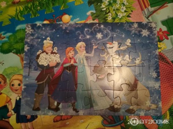 Игра puzzle холодное сердце disney фото