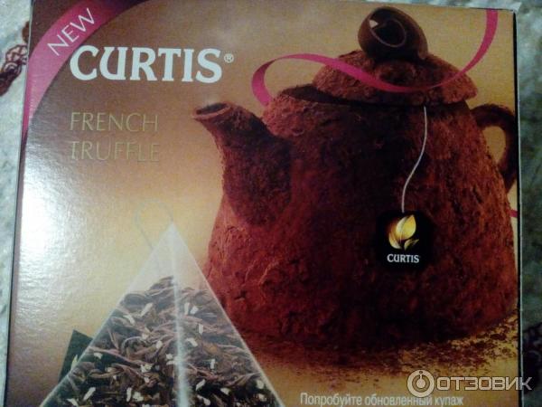 Чай черный Curtis French Truffle Французский трюфель в пирамидках фото