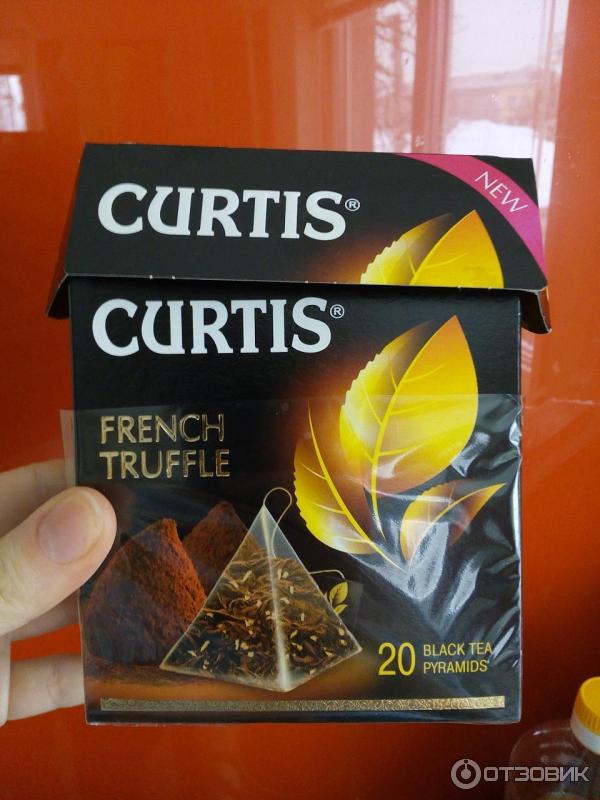 Чай черный Curtis French Truffle Французский трюфель в пирамидках фото