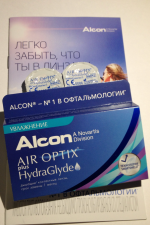 Контактные линзы Alcon Air Optix Hydraglyde фото