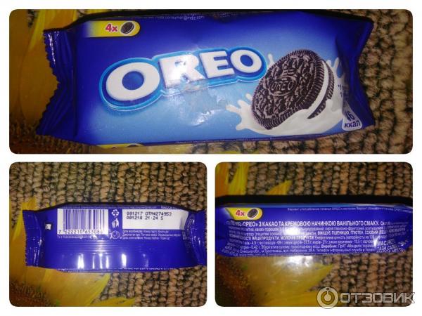 Печенье OREO с начинкой фото