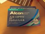 Контактные линзы Alcon Air Optix Hydraglyde фото