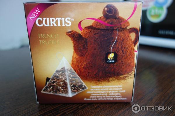 Чай черный Curtis French Truffle Французский трюфель в пирамидках