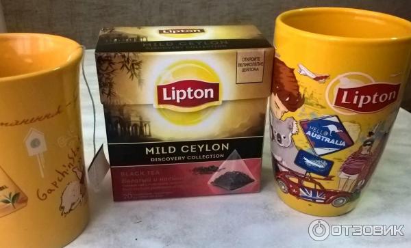 Чай черный байховый Lipton Mild Ceylon в пирамидках фото