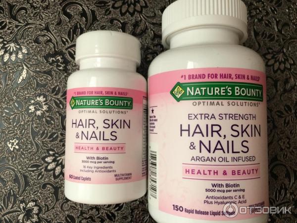 Витамины Nature's Bounty Optimal Solutions Hair, Skin & Nails фото