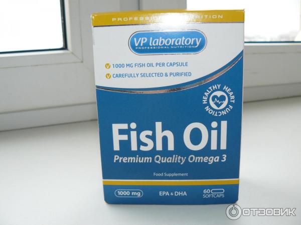 БАД VP Laboratory Fish Oil 1000mg фото