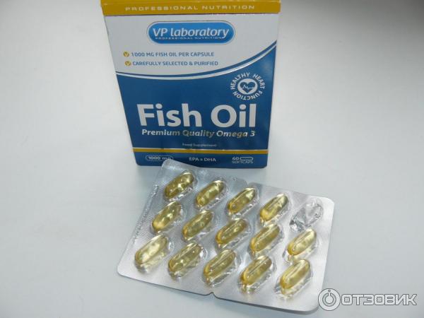 БАД VP Laboratory Fish Oil 1000mg фото