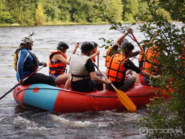 Отдых в Лосево и рафтинг на р. Вуокса (Россия, Ленинградская область) фото