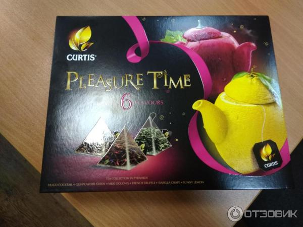 Набор чая в пирамидках ассорти Curtis Pleasure Time фото