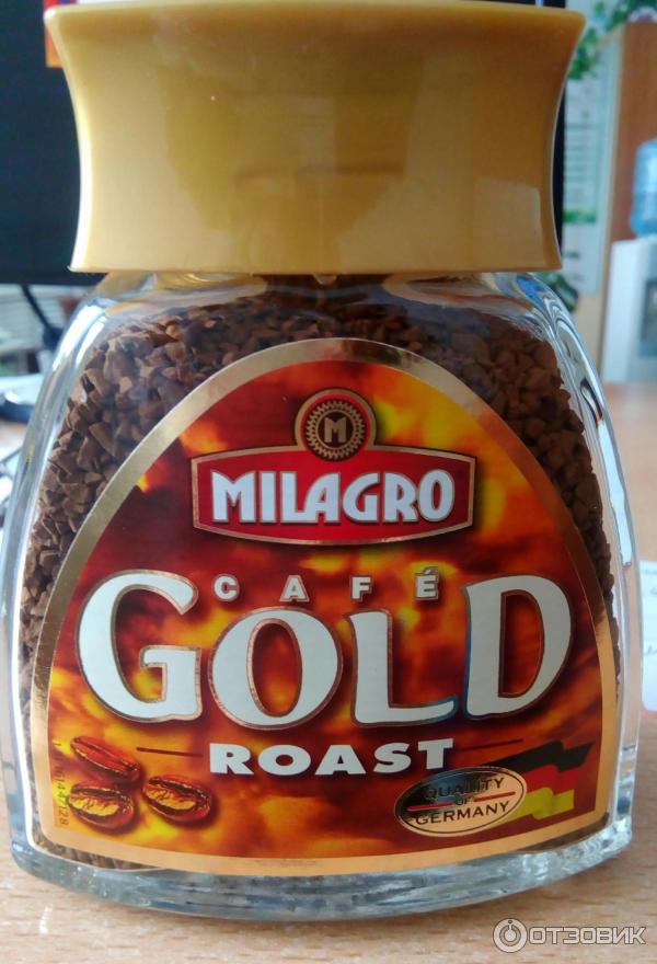 Растворимый кофе Milagro Gold roast фото