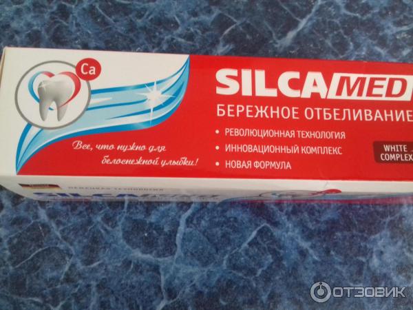 Зубная паста отбеливающая Silca med фото