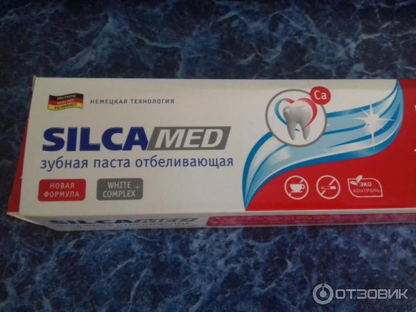 Зубная паста отбеливающая Silca med фото