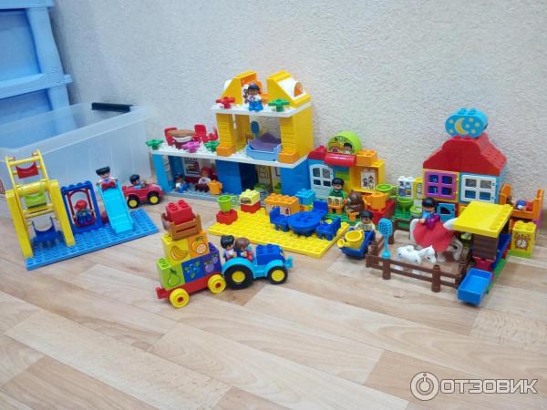 семейный дом дополняет другие наборы lego DUPLO