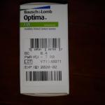 Контактные линзы Bausch&Lomb Optima FW фото