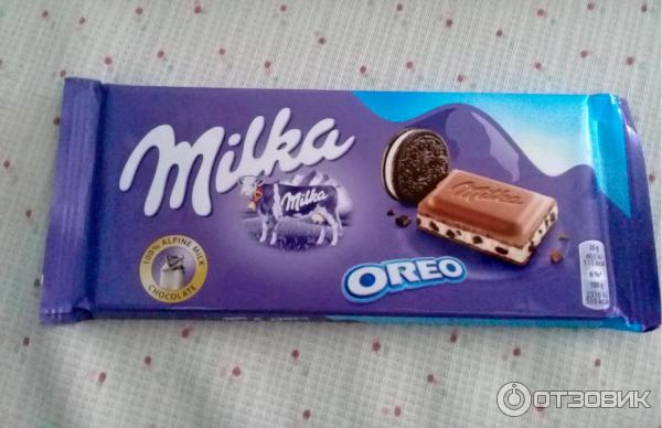 Шоколад Milka Oreo фото