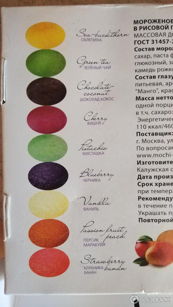 Японское мороженое Iceumi Mochi фото