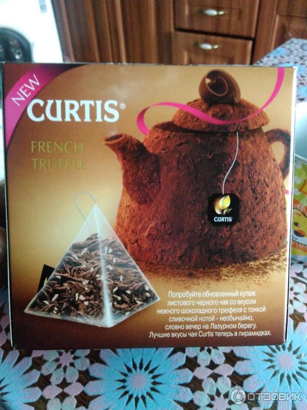 Чай черный Curtis French Truffle Французский трюфель в пирамидках фото