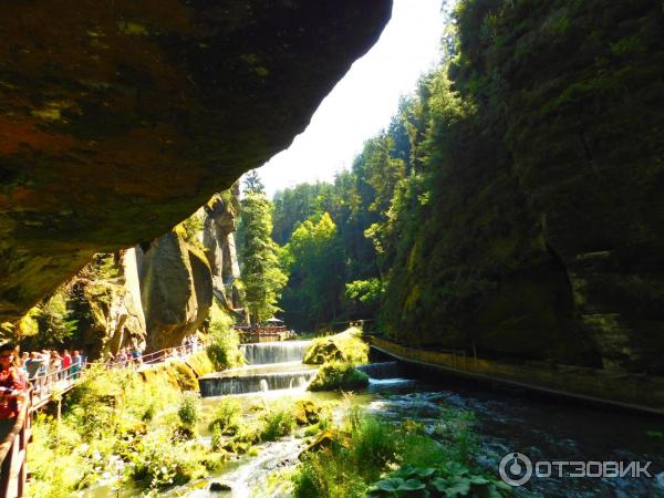 Народный парк Чешская Швейцария (Чехия, Дечин) фото