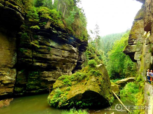 Народный парк Чешская Швейцария (Чехия, Дечин) фото