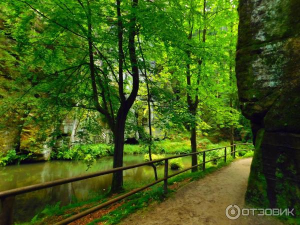 Народный парк Чешская Швейцария (Чехия, Дечин) фото