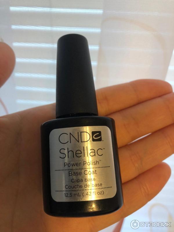 Базовое покрытие CND Shellac UV Base Coat фото