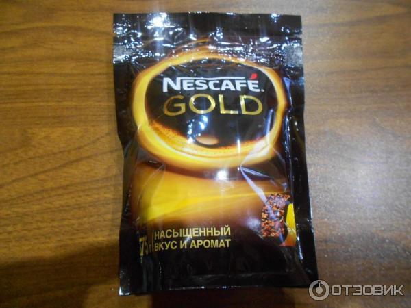 Растворимый сублимированный кофе Nescafe Gold