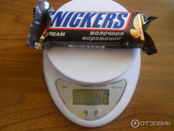 Мороженое Snickers Сливочное