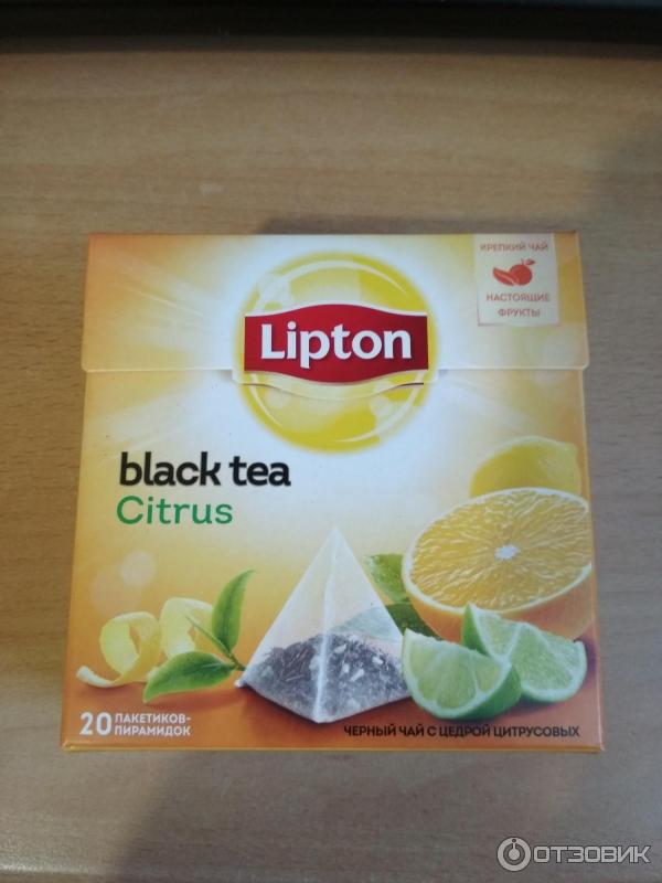 Чай черный Lipton Citrus фото