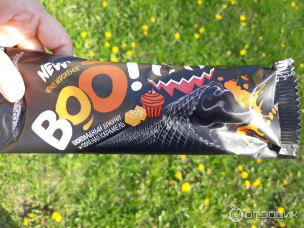 Мороженое черное Могилевская фабрика мороженого Boo фото