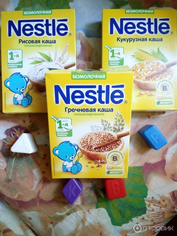 Детские каши Nestle фото