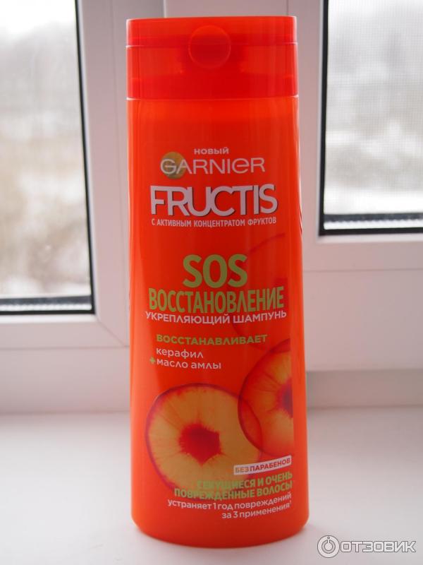 Укрепляющий шампунь Garnier Fructis SOS Восстановление