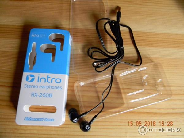 Наушники Intro Stereo Earphones RX-260 фото