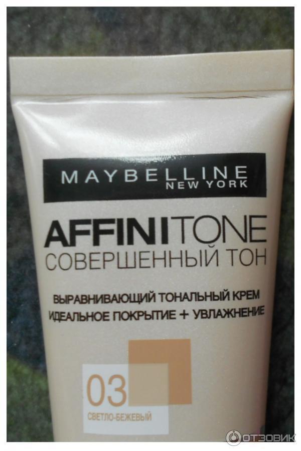 Выравнивающий тональный крем Maybelline Affinitone Совершенный тон с витамином Е фото