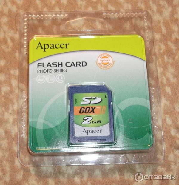 Карта памяти Apacer SD 2GB 60X