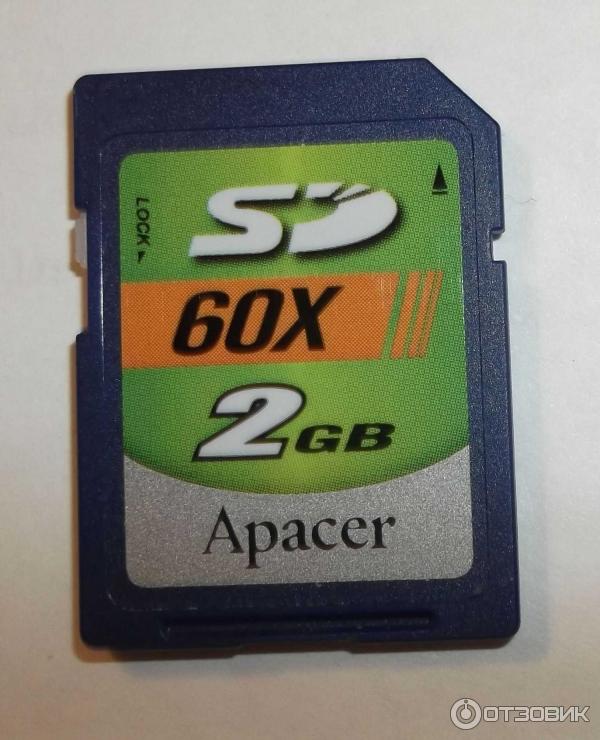 Карта памяти Apacer SD 2GB 60X