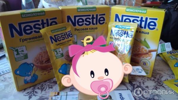 Детские каши Nestle фото