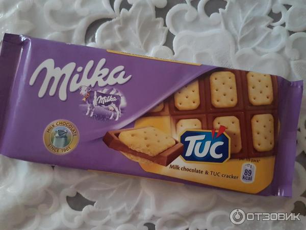 Шоколад Milka chocolate & TUK cracker фото